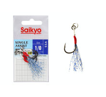 Крючки Saikyo SSA SINGLE ASSIST №1/0 (4 шт)
