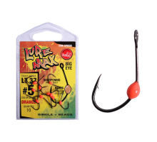 Крючки LureMax Trout LT37 # 5 Orange (10шт)