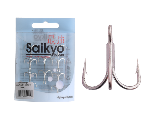 Крючки Saikyo тройн.7056TN 3X № 10 (10шт)