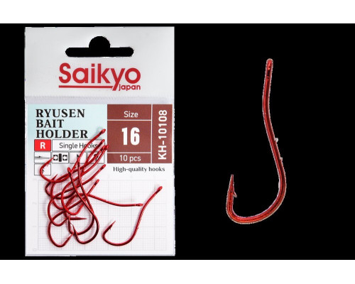 Крючки Saikyo KH-10108 R BN RYUSEN BAIT HOLDER №16 (10 шт.)
