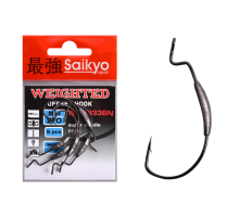 Крючки Saikyo BS-2333 Weighted BN №2/0 (5 шт)