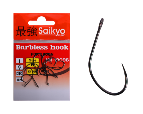 Крючки Saikyo KH-10096 Barbless BN №6 (10 шт)