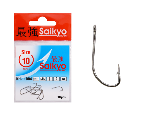 Крючки Saikyo KH-11004 Crystal Ni №10 (10шт)
