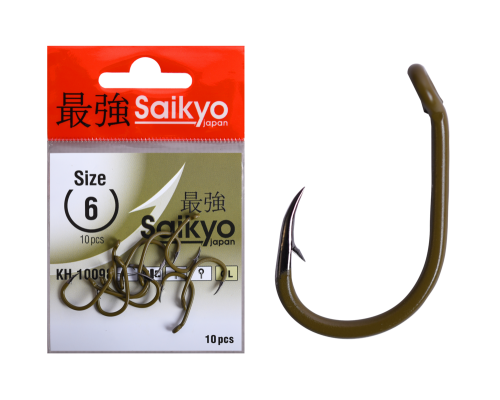 Крючки Saikyo KH-10098 Clever Carp OL №6 (10 шт.)