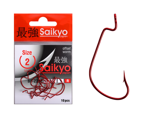 Крючки Saikyo BS-2312 R № 2 (10 шт)
