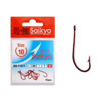 Крючки Saikyo KH-11011 O'Shaughnessy Red №10 (10шт)