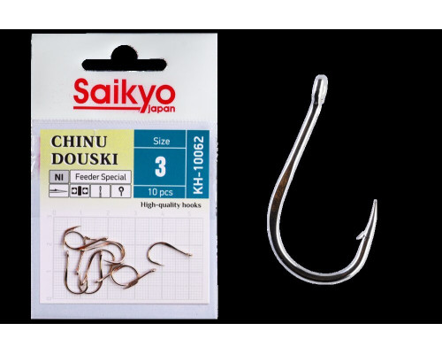 Крючки Saikyo KH-10062 NI CHINU DOUSKI №3 (10 шт.)