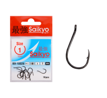 Крючки Saikyo KH-10026 Chinu Ring BN №1 (10шт)