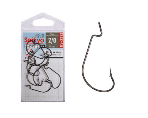 Крючки Saikyo BS-3312 BN №2/0 (10 шт)