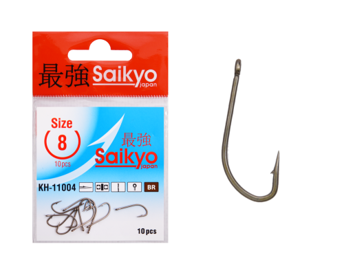 Крючки Saikyo KH-11004 Crystal BR № 8 (10шт)