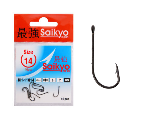 Крючки Saikyo KH-11014 Bait Holder BN №14 (10шт)