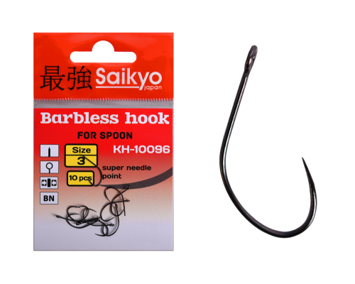 Крючки Saikyo KH-10096 Barbless BN №3 (10 шт)