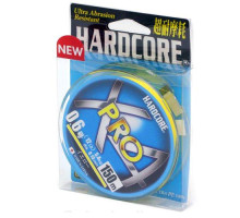 Пл.шн. Duel PE Hardcore X4 PRO 150m Yellow #1.2 (0.19мм) 9.0 кг.