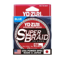 Пл.шн. Yo-Zuri PE Super Braid 135м Blue 10lbs (0,15мм)