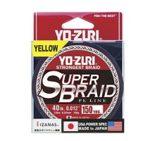 Пл.шн. Yo-Zuri PE Super Braid 135м Yellow (0,23мм) 20lbs