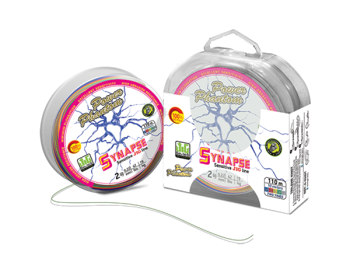Шнур Power Phantom Synapse PE 150m, multicolor #2,5 (21,3кг), 0,25mm