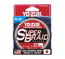 Пл.шн. Yo-Zuri PE Super Braid 135м Blue 40Lbs (0,32мм)