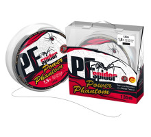 Шнур Power Phantom 8x, PE Spider, 135м, темно-серый #4, 0,3мм, 31,3кг
