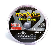 Шнур DuraKing MAXIS 12X, 150м, разноцветный #4, 0,33мм, 62lbs