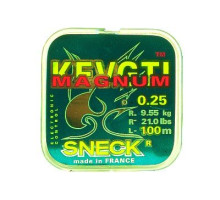 Леска моно. Sneck Magnum LightGreen, 0,275/28mm, 100m