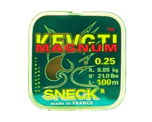 Леска моно. Sneck Magnum LightGreen, 0,275/28mm, 100m