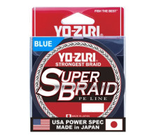 Пл.шн. Yo-Zuri PE Super Braid 275м Blue (0,19мм) 15lbs