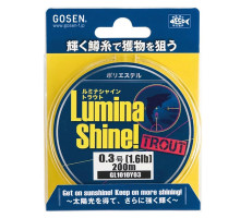 Леска Gosen Polyester LS Trout 200м Yellow #0.25 (0,082mm) 0,6kg
