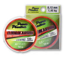 Леска Power Phantom Fluorocarbon Extra Leader, 3,0 0,28мм, 5,7 кг,прозрачный, 50м