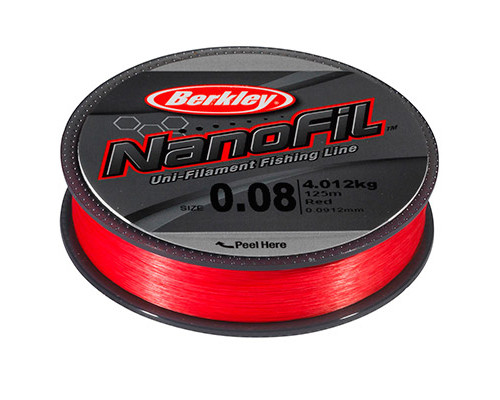 Леска Berkley NANOFIL Lo-Vis Red, 270M, 0.22MM