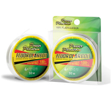 Леска Power Phantom Fluorocarbon, 1,0 0,16мм, 2,1 кг,прозрачный, 50м