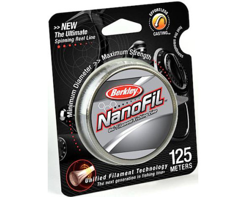 Леска Berkley NanoFil Clear, 125m, 0,10mm