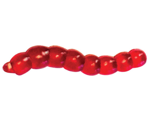 Мягк.приманки LureMax WOOD WORM 0,5''/1,5см, LSBW05-019 Blood Red (1 шт.)