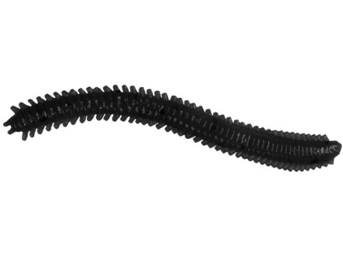 Мягкие приманки LureMax RAG WORM 3''/7см, LSRW3-006 Black (10 шт.)