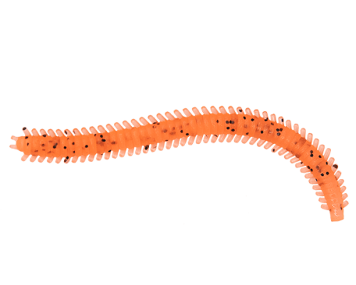 Мягкие приманки LureMax RAG WORM 3''/7см, LSRW3-008 Fire Carrot (10 шт.)