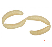 Мягкие приманки LureMax MAGGOT 0,5''/1см LSMG05B-015-White (банка)