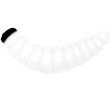 Мягкие приманки LureMax WOOD WORM 1''/2,5см, LSW1-020 Glow White (10 шт.)