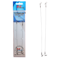Поводок Ushiwaka Titanium Single UTS11509, 1х1, 9кг/15см, 2шт
