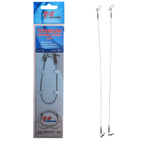 Поводок Ushiwaka Titanium Strands UTS72007, 1х7, 7кг/20см, 2шт