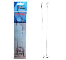 Поводок Ushiwaka Titanium Single UTS11517, 1х1, 17кг/15см, 2шт