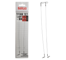 Поводок Saikyo Titan 1x1 STO2012, 12кг/20см, 2шт