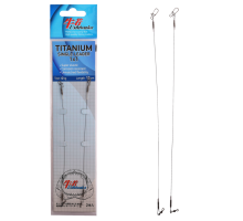Поводок Ushiwaka Titanium Single UTS11504, 1х1, 4кг/15см, 2шт