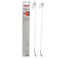 Поводок Saikyo Titan 1x1 Jerk №1 STOJ12530, 30кг/25см, 2шт