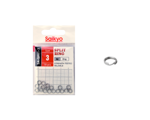 Заводное кольцо Saikyo SA-SR81-3 18шт (8кг)