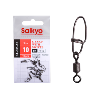 Вертлюг с застежкой Saikyo SA-305-10 - 10 шт (10кг)