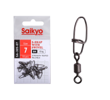 Вертлюг с застежкой Saikyo SA-305-07 - 10 шт (15кг)