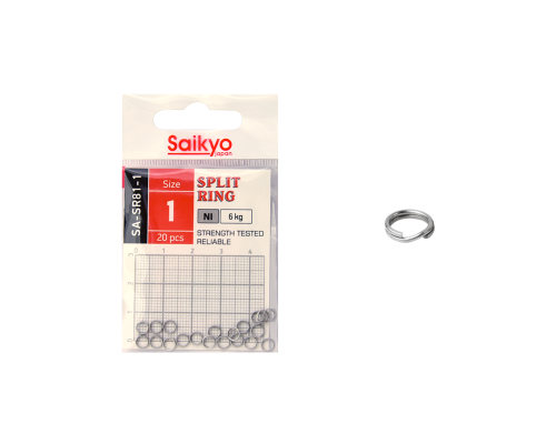 Заводное кольцо Saikyo SA-SR81-1 20шт (6кг)