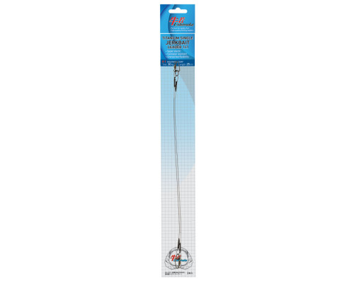 Поводок Ushiwaka Titanium Single Jerk №1 UTSJ113030, 1х1, 30кг/30см, 2шт