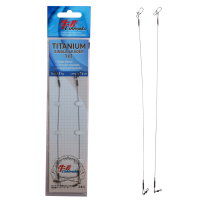 Поводок Ushiwaka Titanium Single UTS11512, 1х1, 12кг/15см, 2шт