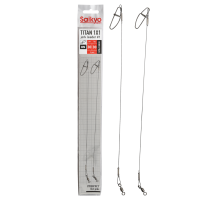 Поводок Saikyo Titan 1x1 Jerk №1 STOJ13030, 30кг/30см, 2шт
