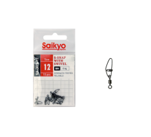 Вертлюг с застежкой Saikyo SA-305-12 - 10 шт (6кг)